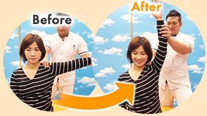 尼崎立花駅前整骨院では施術後に体がしっかり動くようになります